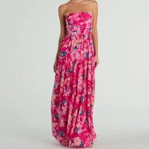 Windsor Floral Pink Maxi Dress
